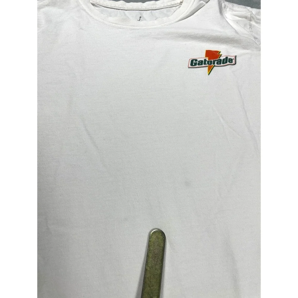 Nike Air Jordan Gatorade Long Sleeve Shirt Men M White Graphic Be Like Mike
